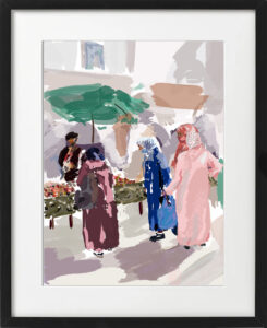 7680_Kvinder_marked_Marrakech_rammew