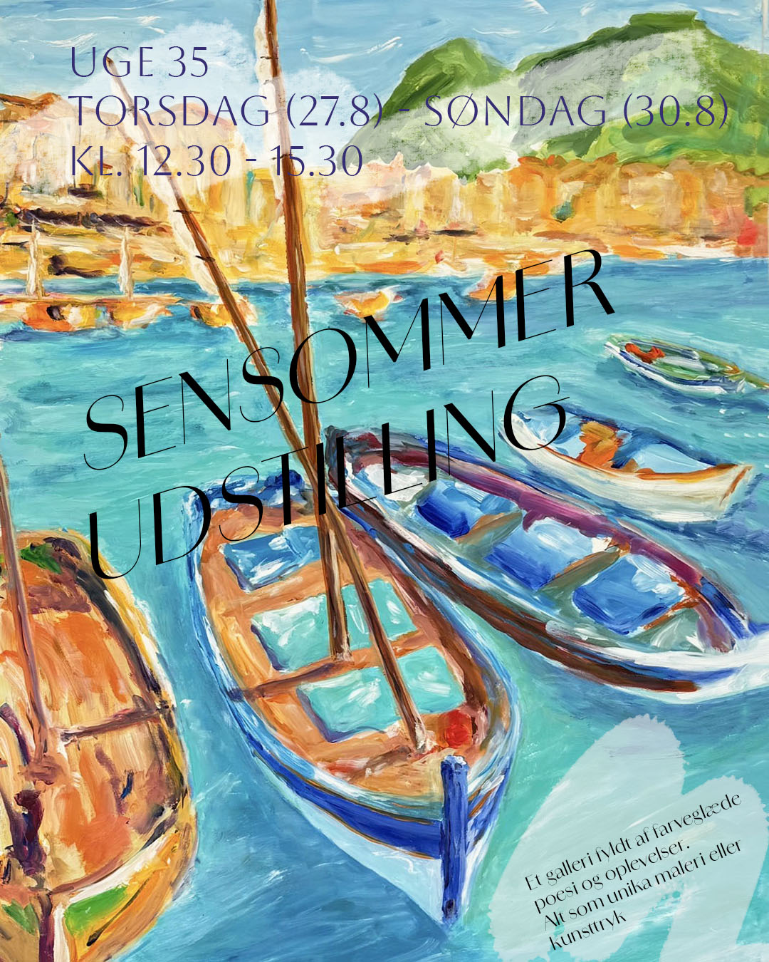 SENSOMMERUDSTILLING i galleri QUISTGAARD